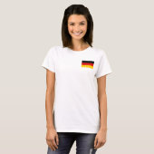 Deutsche Flagge T-Shirt (Vorne ganz)
