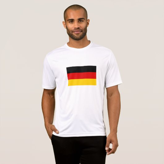 Deutsche Flagge T-Shirt (Vorne ganz)