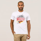 Deutsche Flagge T-Shirt (Vorne ganz)