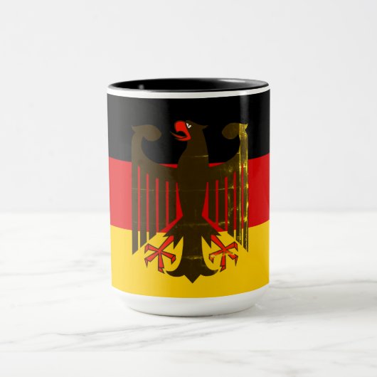 Deutsche Flagge Tasse (Zentrum)