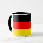 Deutsche Flagge Tasse (Vorderseite Links)