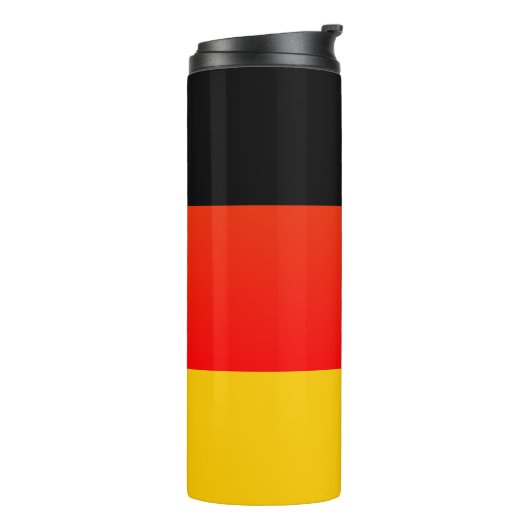 Deutsche Flagge Thermosbecher (Nach links gedreht)