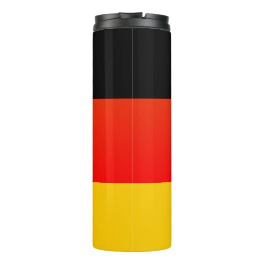 Deutsche Flagge Thermosbecher (Rückseite)