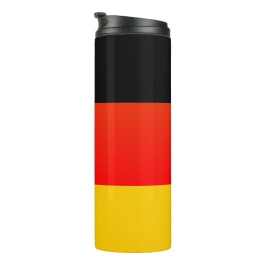 Deutsche Flagge Thermosbecher (Nach rechts gedreht)