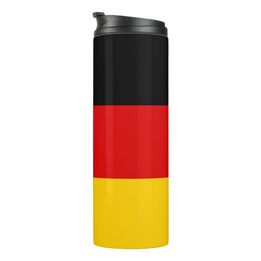 Deutsche Flagge Thermosbecher (Nach rechts gedreht)