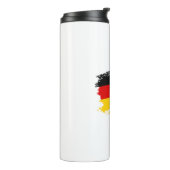 Deutsche Flagge Thermosbecher (Nach links gedreht)