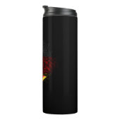 Deutsche Flagge Thermosbecher (Nach rechts gedreht)