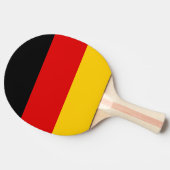 Deutsche Flagge Tischtennis Schläger (Seitenansicht)