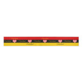 Deutsche Flagge Tricolor Ribbon, Herz, Liebe Deuts Ripsband (Vorderseite)