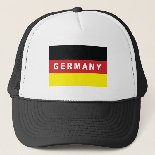 Deutsche Flagge Truckerkappe (Vorderseite)