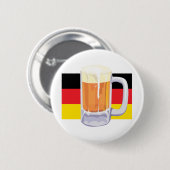 Deutsche Flagge u. Bier Button (Vorne & Hinten)