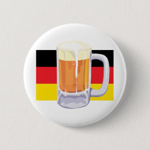 Deutsche Flagge u. Bier Button