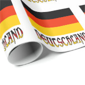Deutsche Flagge und Deutschland Geschenkpapier (Rolleneckpunkt)