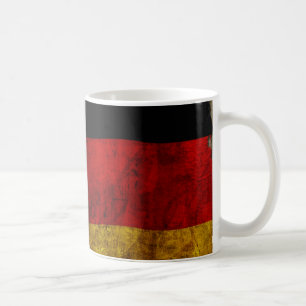 Deutsche Flagge - Vintage Kaffeetasse
