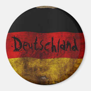 Deutsche Flagge - Vintage... Magnet