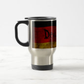 Deutsche Flagge - Vintage... Reisebecher (Links)