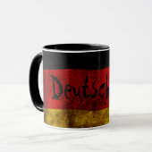 Deutsche Flagge - Vintage... Tasse (Vorderseite Links)