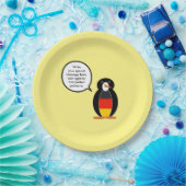 Deutsche Flagge Vortrag von Frau Penguin Personali Pappteller (Party)