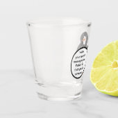 Deutsche Flagge Vortrag von Frau Penguin Personali Schnapsglas (Links)