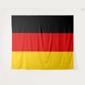DEUTSCHE FLAGGE WANDTEPPICH (Vorderseite (Horizontal))