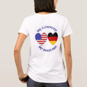 Deutsche Flagge - Welterbe Frauen T-Shirt (Rückseite)