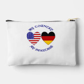 Deutsche Flagge - Welterbe Zubehörtasche (Rückseite)