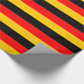 Deutsche Flagge - Wrapping Paper Geschenkpapier (Ecke)