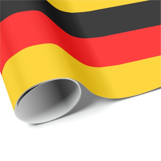 Deutsche Flagge - Wrapping Paper Geschenkpapier (Rolleneckpunkt)
