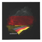 Deutsche Flagge Würfel (Vorderseite)