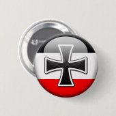 Deutsche Flagge WWI Button (Vorne & Hinten)