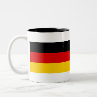 Deutsche Flagge Zweifarbige Tasse