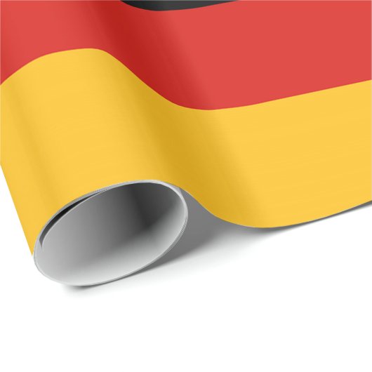 DEUTSCHE FLAGGEN-FARBEN GESCHENKPAPIER (Rolleneckpunkt)