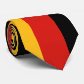 DEUTSCHE FLAGGEN-FARBEN + Ihre Ideen Krawatte (Gerollt)
