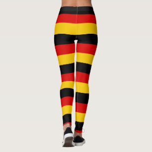 Deutsche Flaggen Farben Schwarzes Gold Leggings