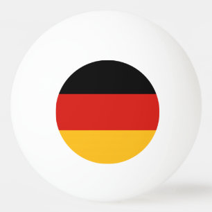 DEUTSCHE FLAGGEN-FARBEN TISCHTENNISBALL