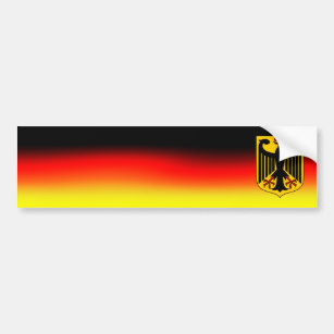Deutsche Flaggenfarben des Autoaufklebers und Autoaufkleber