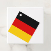 Deutsche Flaggenfarben Schwarz-Gold-Personalizable Geschenkanhänger (Beispiel)