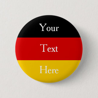 Deutsche Flaggenfarben Schwarzes Gold Personalisie Button