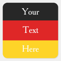 Deutsche Flaggenfarben Schwarzes Gold Personalisie