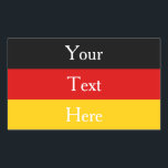 Deutsche Flaggenfarben Schwarzes Gold Personalisie Rechteckiger Aufkleber<br><div class="desc">Setzen Sie Ihren deutschen Stolz mit diesem attraktiven Design in den unverwechselbaren Farbtönen Schwarz,  Rot und Gold in Szene und passen Sie ihn mit der Nachricht,  dem Firmennamen oder dem Sprichwort Ihrer Wahl an. Ideal,  um eine Veranstaltung oder einen Anlass zu fördern oder um einen Sake zu machen.</div>