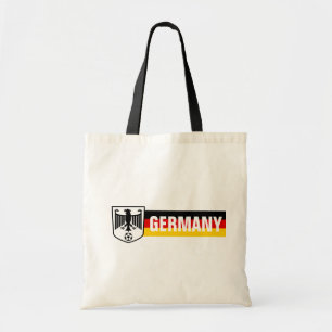 Deutsche Flaggenfarben Wappen Fußball Tragetasche