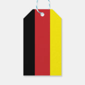 Deutsche Flaggengifttasche Geschenkanhänger (Rückseite)