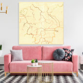 Deutsche Flüsse 2 Leinwanddruck (Insitu (Wohnzimmer))