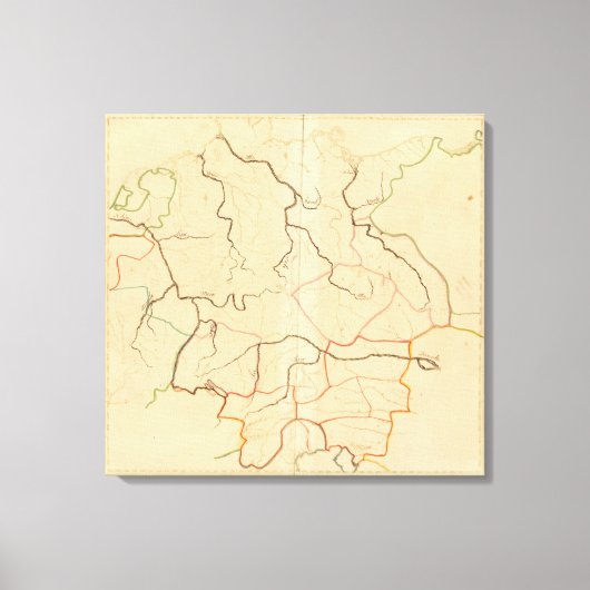 Deutsche Flüsse 2 Leinwanddruck (Vorderseite)