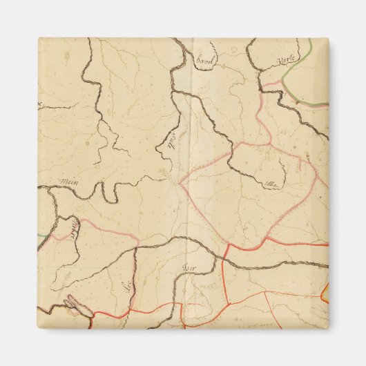 Deutsche Flüsse 2 Magnet (Vorne)