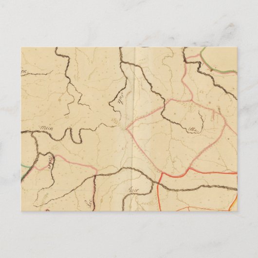 Deutsche Flüsse 2 Postkarte (Vorderseite)