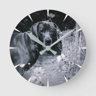 Deutsche Fotos Runde Wanduhr