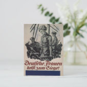 Deutsche Frauen, Arbeit_Propaganda Poster Postkarte (Stehend Vorderseite)