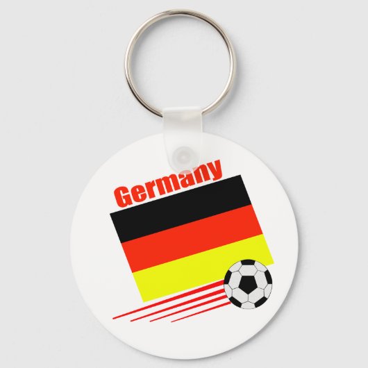 Deutsche Fußballmannschaft Schlüsselanhänger (Vorderseite)