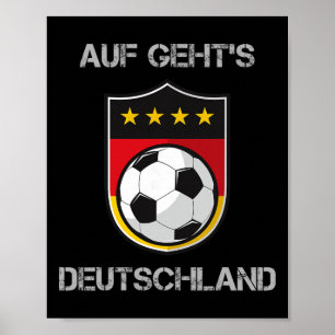 Deutsche Fußballnationalmannschaft Deutschland Nat Poster